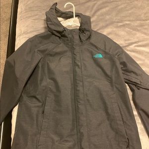 North face Grey rain jacket - Grey